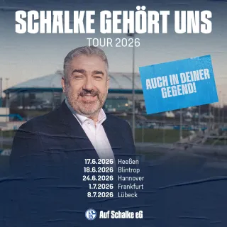 Tourplakat Schalke gehört uns